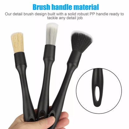 Car Detailing Brush Set, Engine, Wheel & Interior Cleaning Kit Auto Wash Tools