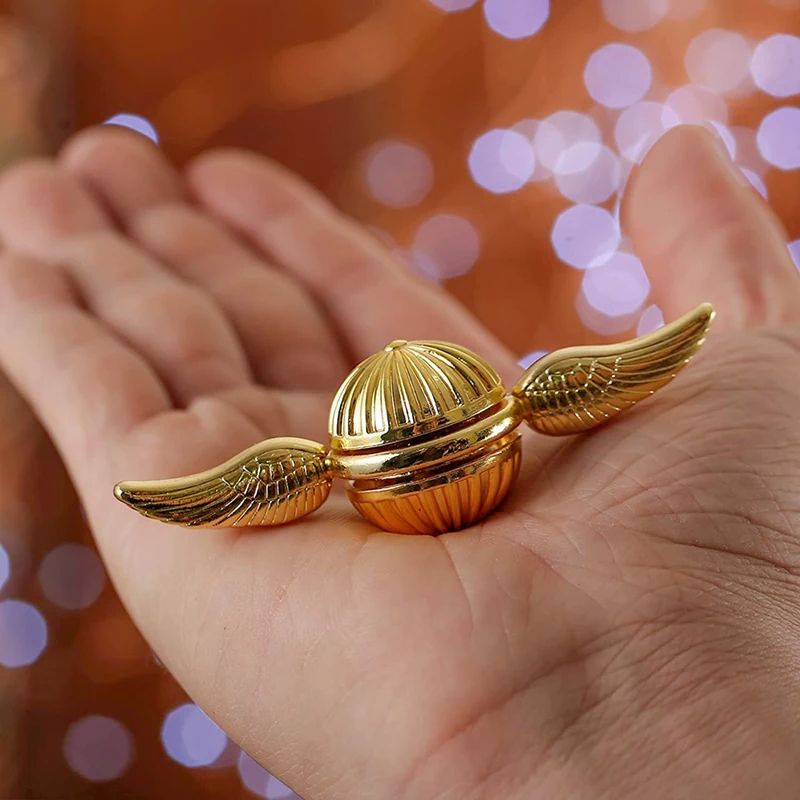 Premium Metal Fidget Spinner, Desk Toy Gyroscope for Anxiety & Focus, 5 Color Options, Smooth Rotating Anti Stress Orb