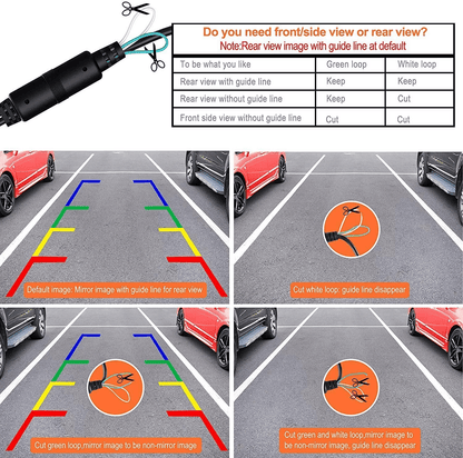 170 CMOS Car FrontSideRear View Reverse Backup Night Vision Parking Camera  Waterproof HD For All V 6
