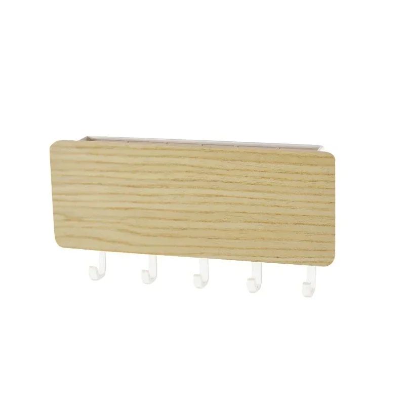 Wall Hanging Bamboo Key Holder  Stylish Coat Hooks  Organizer For Home Decoration 7