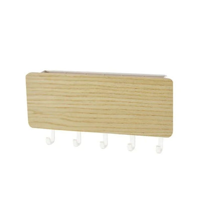 Wall Hanging Bamboo Key Holder  Stylish Coat Hooks  Organizer For Home Decoration 7