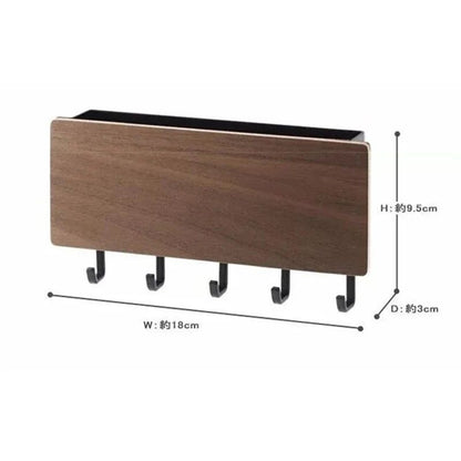 Wall Hanging Bamboo Key Holder  Stylish Coat Hooks  Organizer For Home Decoration 4