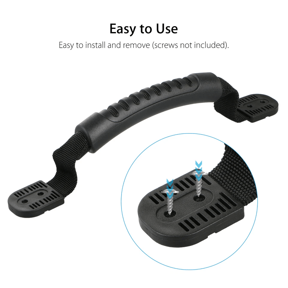 Side Mount Kayak Canoe Handles Rubber Grip Carry Replacement For Boats 2