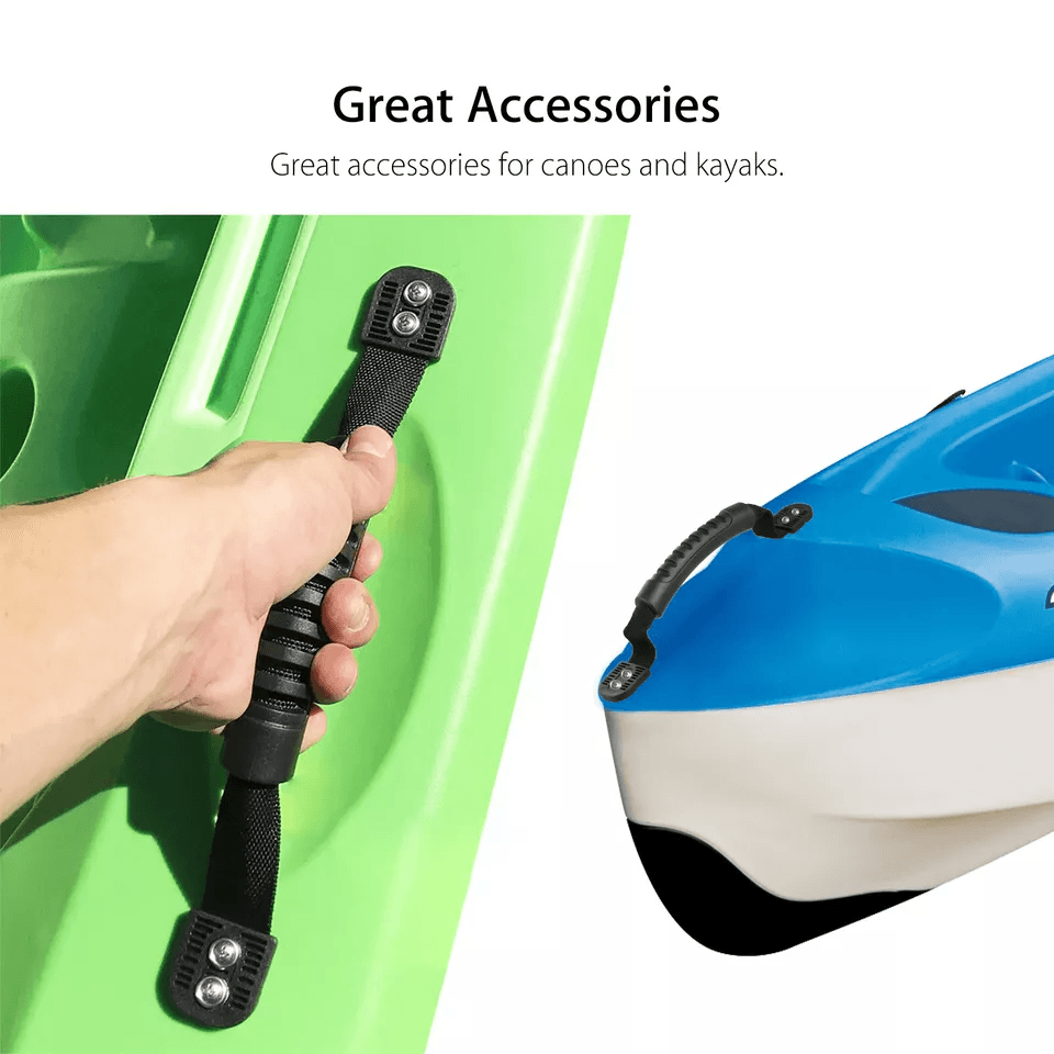 Side Mount Kayak Canoe Handles Rubber Grip Carry Replacement For Boats 4