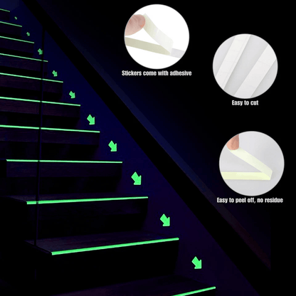 Luminous Tape Self Adhesive Waterproof Glow In The Dark Wall Sticker For Safety  Fluorescent Decor  3