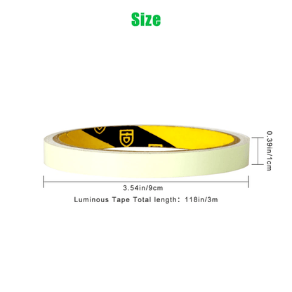 Luminous Tape Self Adhesive Waterproof Glow In The Dark Wall Sticker For Safety  Fluorescent Decor  7