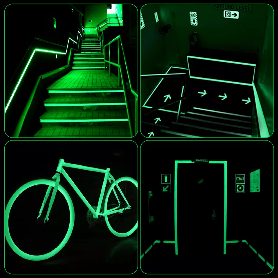 Luminous Tape Self Adhesive Waterproof Glow In The Dark Wall Sticker For Safety  Fluorescent Decor  1