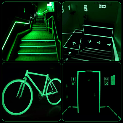 Luminous Tape Self Adhesive Waterproof Glow In The Dark Wall Sticker For Safety  Fluorescent Decor  1