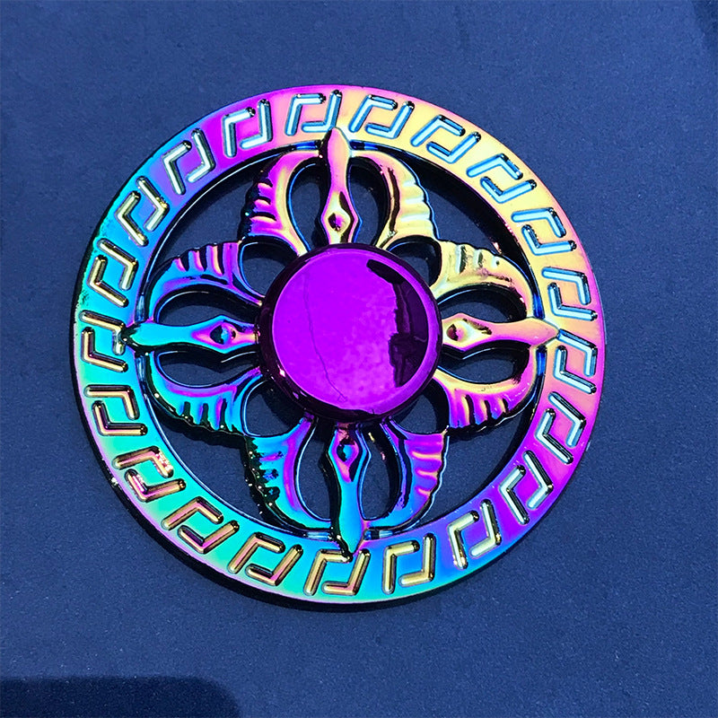 Rainbow Metal Fidget Spinner HighSpeed Hand Spinner For Stress  Anxiety Relief 1