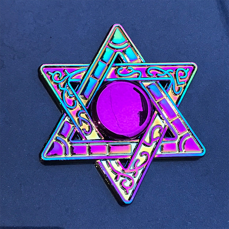 Rainbow Metal Fidget Spinner HighSpeed Hand Spinner For Stress  Anxiety Relief 10