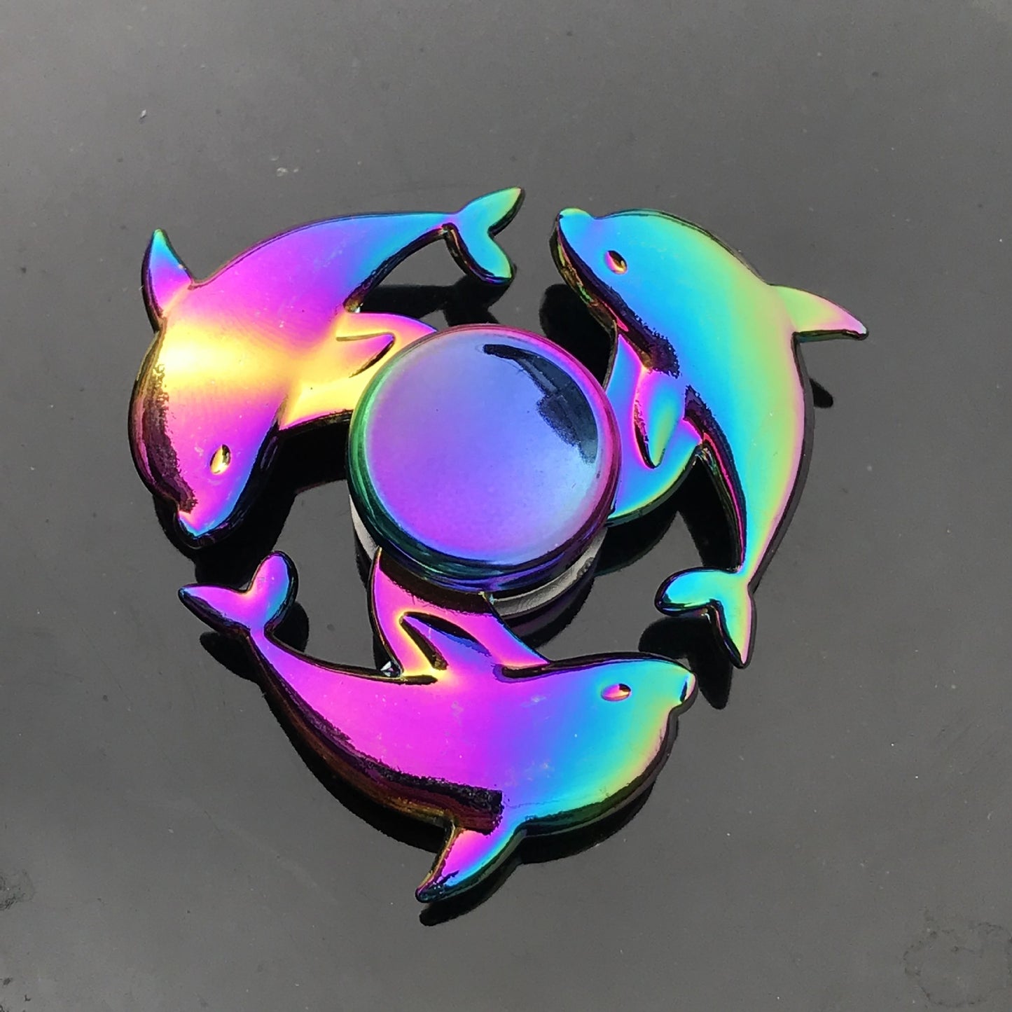 Rainbow Metal Fidget Spinner HighSpeed Hand Spinner For Stress  Anxiety Relief 11