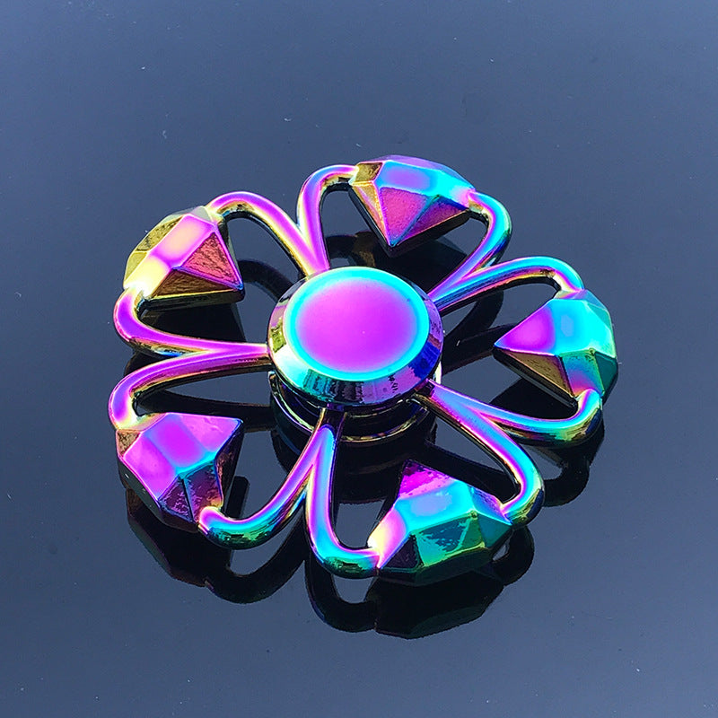 Rainbow Metal Fidget Spinner HighSpeed Hand Spinner For Stress  Anxiety Relief 12