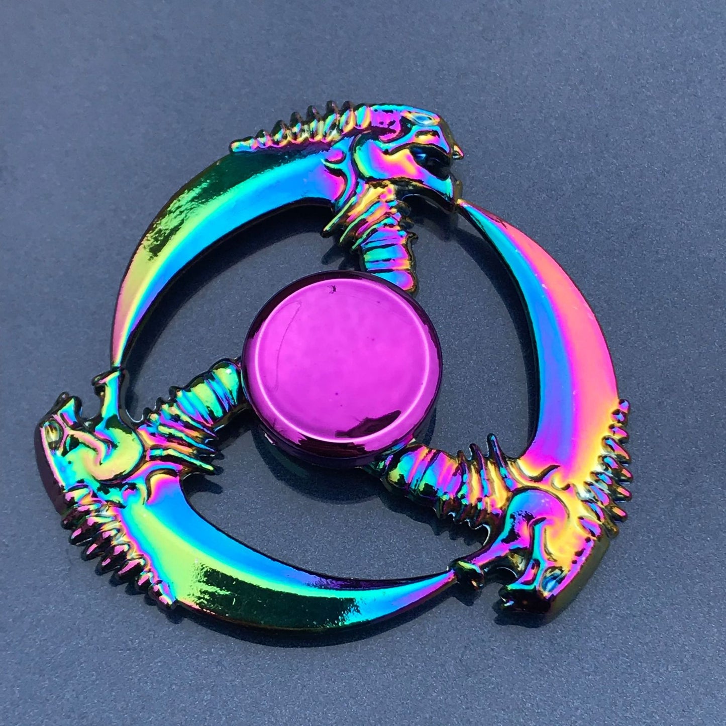 Rainbow Metal Fidget Spinner HighSpeed Hand Spinner For Stress  Anxiety Relief 16