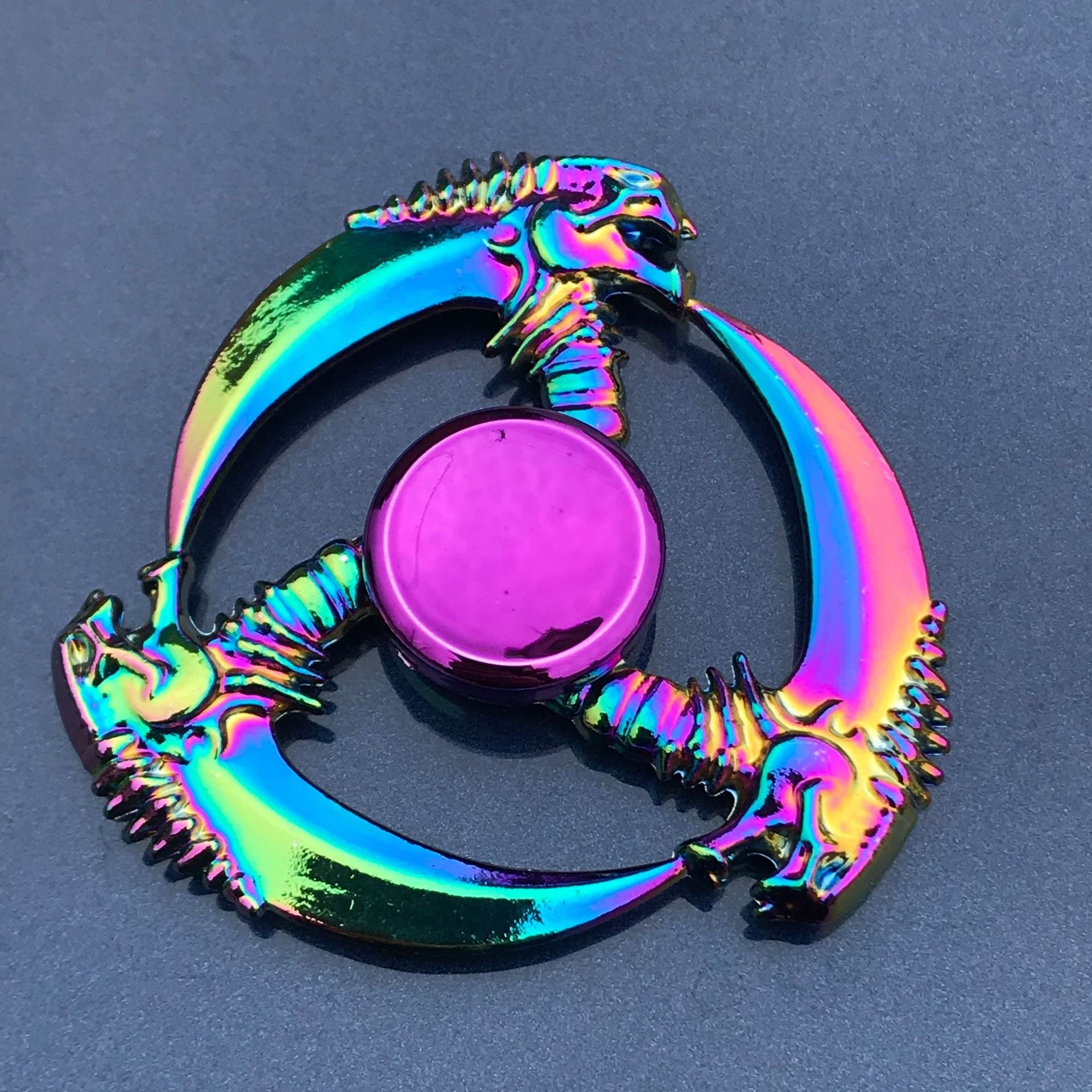 Rainbow Metal Fidget Spinner HighSpeed Hand Spinner For Stress  Anxiety Relief 16