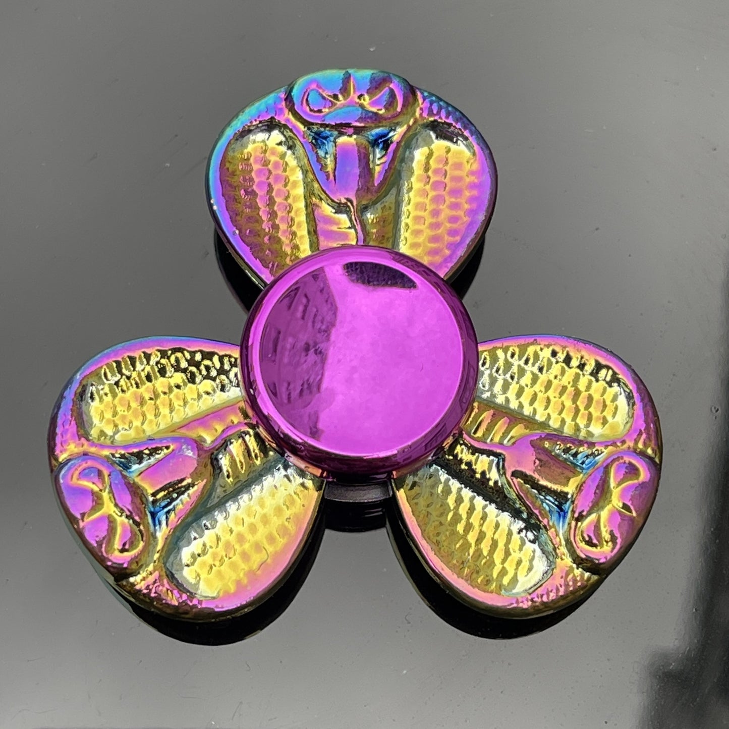 Rainbow Metal Fidget Spinner HighSpeed Hand Spinner For Stress  Anxiety Relief 24