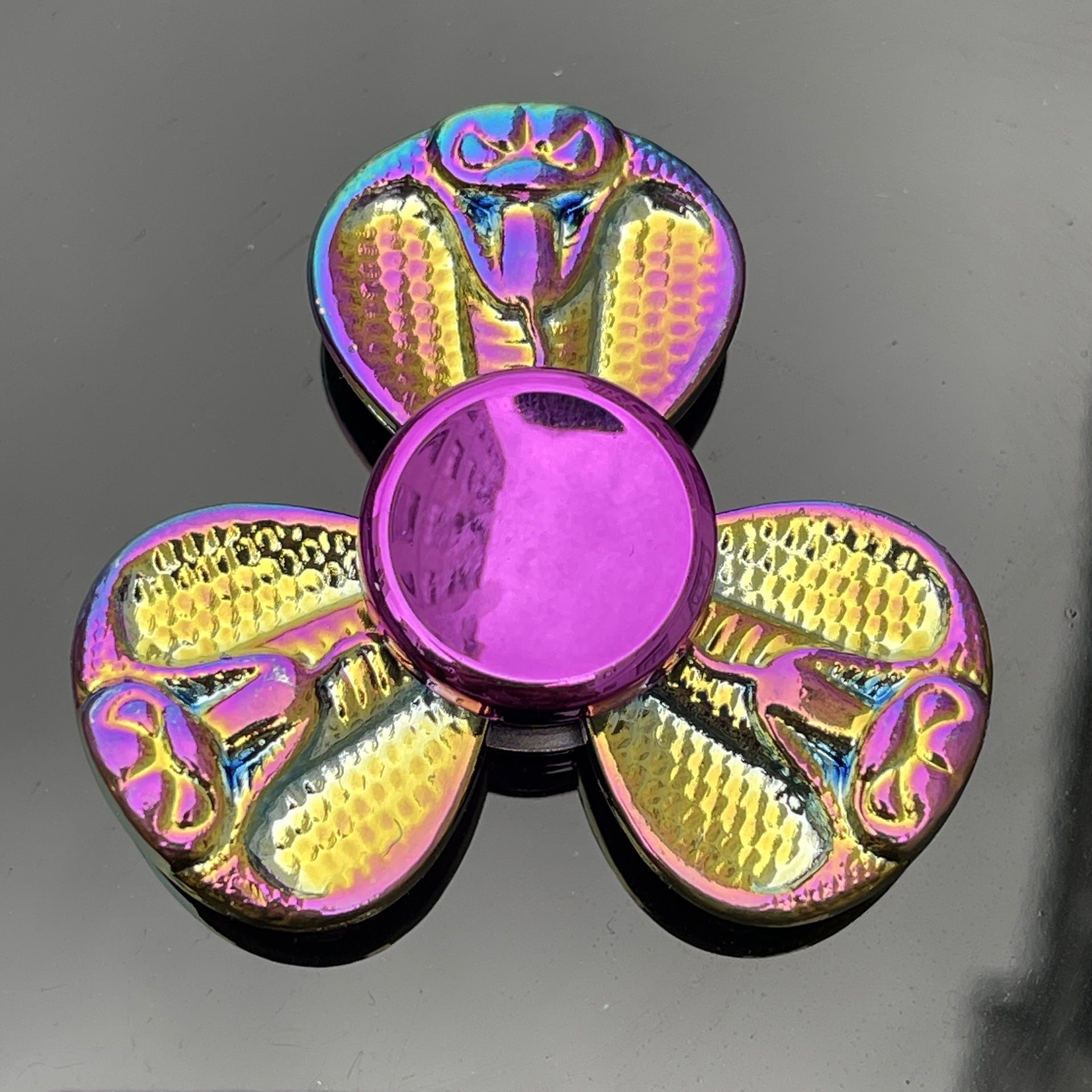 Rainbow Metal Fidget Spinner HighSpeed Hand Spinner For Stress  Anxiety Relief 24