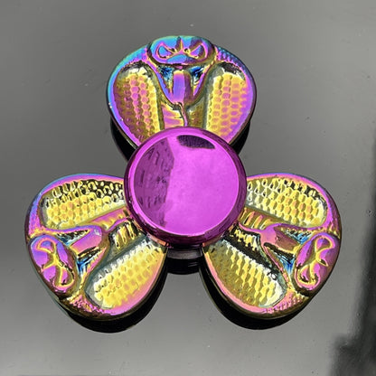 Rainbow Metal Fidget Spinner HighSpeed Hand Spinner For Stress  Anxiety Relief 24