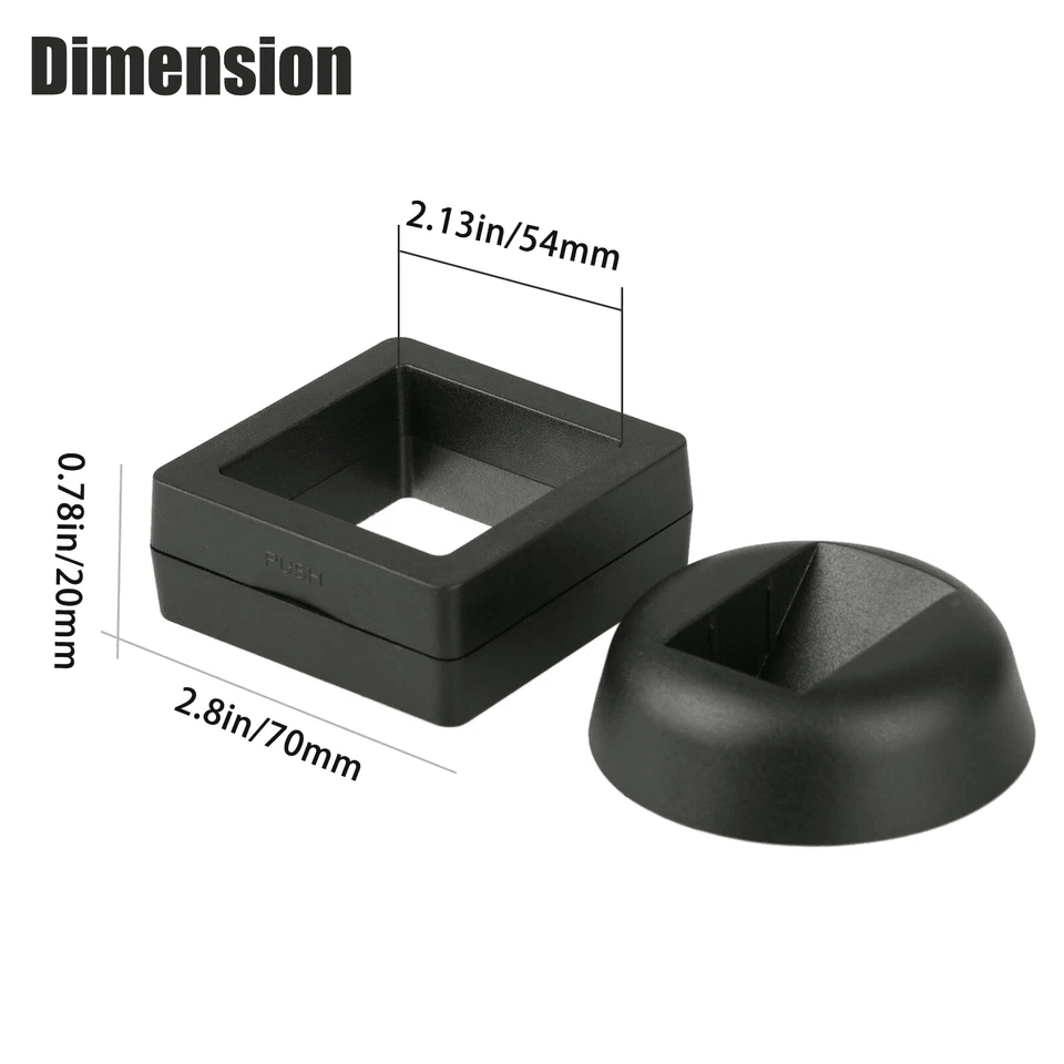 3D Floating Coin Display Frame Stand Holder Case Box Transparent Showcase For Jewelry Challenge Coi 6