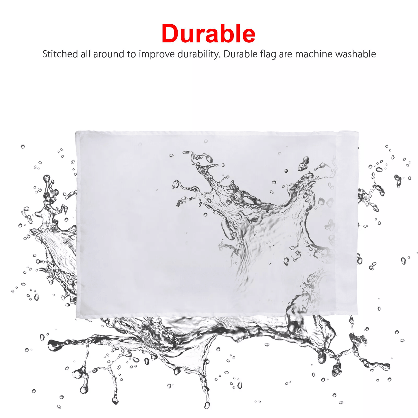 10Pcs White Sublimation Blank Garden Flags Polyester DIY Banner For Parade Yard Outdoor Decoration  2