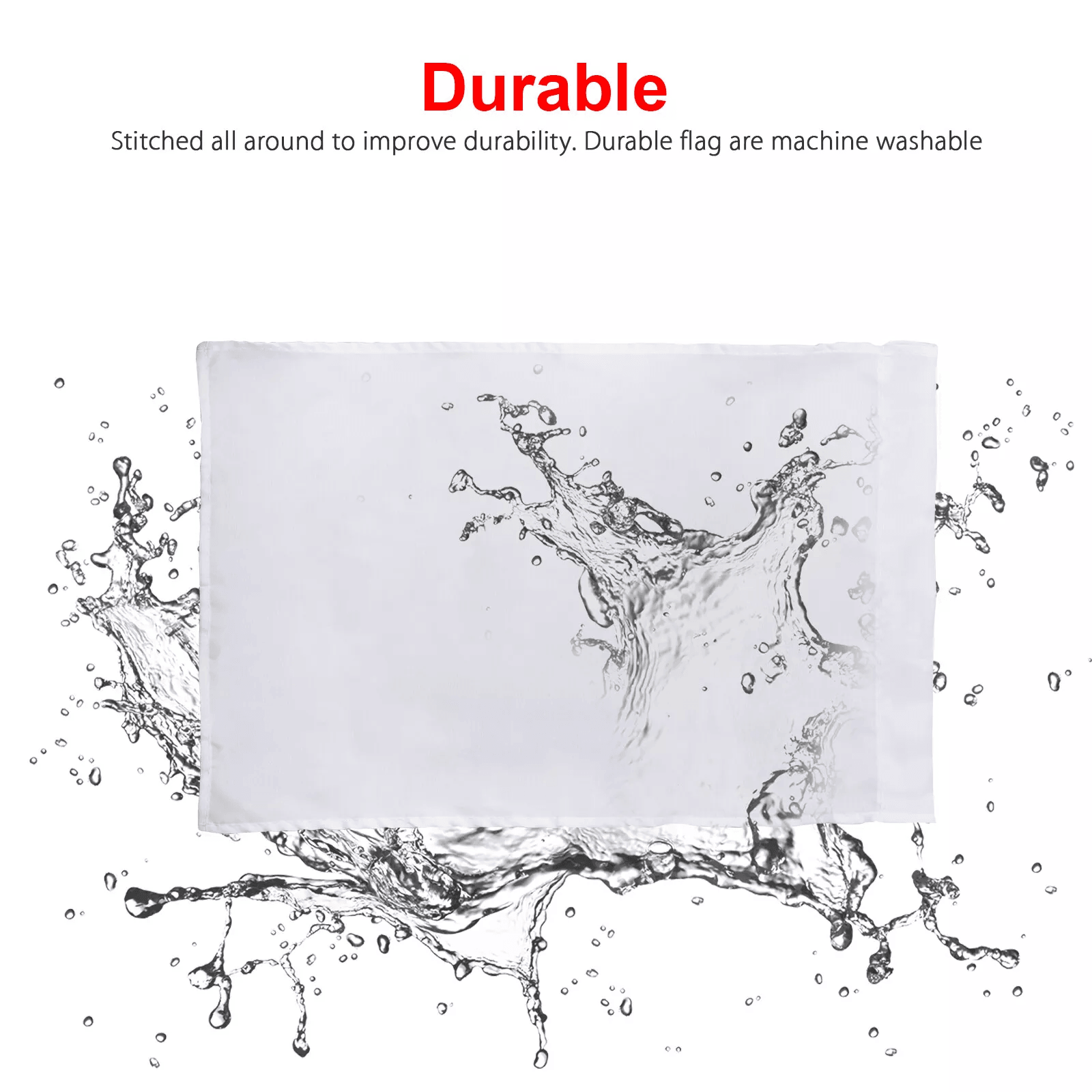 10Pcs White Sublimation Blank Garden Flags Polyester DIY Banner For Parade Yard Outdoor Decoration  2