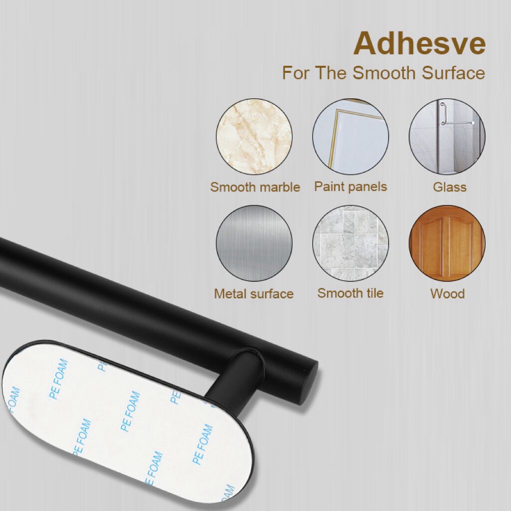 Stainless Steel SelfAdhesive Toilet Paper Towel Holder PunchFree Roll Paper Holder For Kitchen  Bat 5