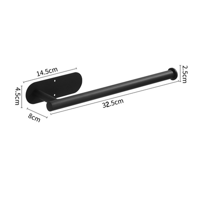 Stainless Steel SelfAdhesive Toilet Paper Towel Holder PunchFree Roll Paper Holder For Kitchen  Bat 14
