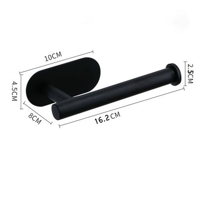 Stainless Steel SelfAdhesive Toilet Paper Towel Holder PunchFree Roll Paper Holder For Kitchen  Bat 17
