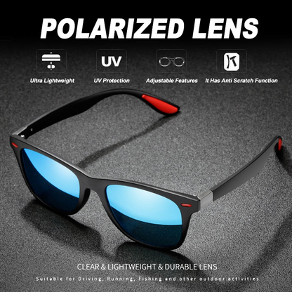 Night Vision Glasses for Men, PC Frame Polarized Sunglasses, Day/Night Driver Goggles for Outdoor Sports