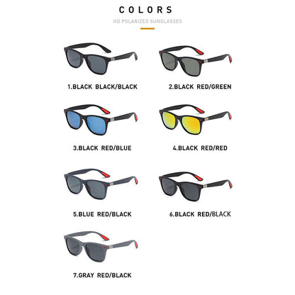 Night Vision Glasses for Men, PC Frame Polarized Sunglasses, Day/Night Driver Goggles for Outdoor Sports