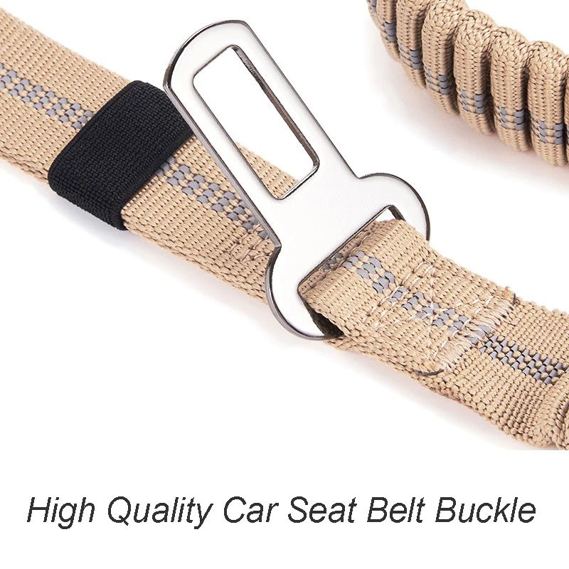 Heavy Duty Tactical Dog Leash Reflective ShockAbsorbing Bungee Leash for Large Dogs  NoPull  C