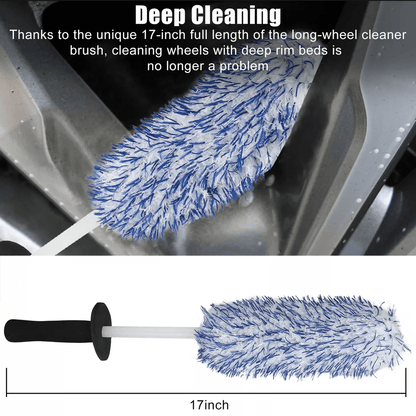 Tire Washing Clean Soft Bristle Cleaner Premium Car Alloy Wheel Cleaning Brush Tool For Deep Rim An 2