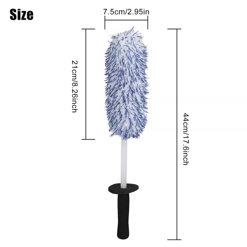 Tire Washing Clean Soft Bristle Cleaner Premium Car Alloy Wheel Cleaning Brush Tool For Deep Rim An 7