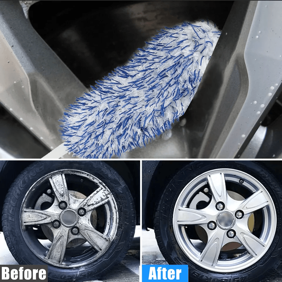 Tire Washing Clean Soft Bristle Cleaner Premium Car Alloy Wheel Cleaning Brush Tool For Deep Rim An 3