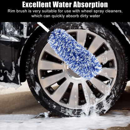 Tire Washing Clean Soft Bristle Cleaner Premium Car Alloy Wheel Cleaning Brush Tool For Deep Rim An 1