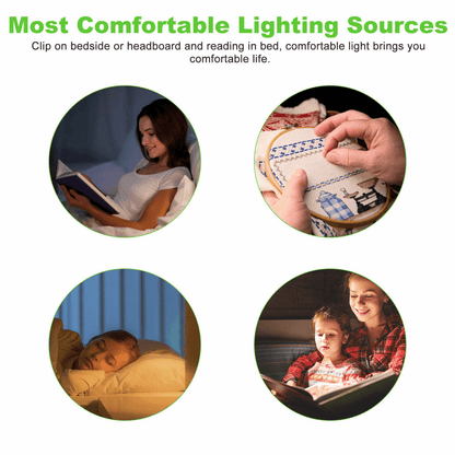 USB Reading Night Light  Flexible LED Book Lamp With Clip For Laptop Bed Desk And Computer 5