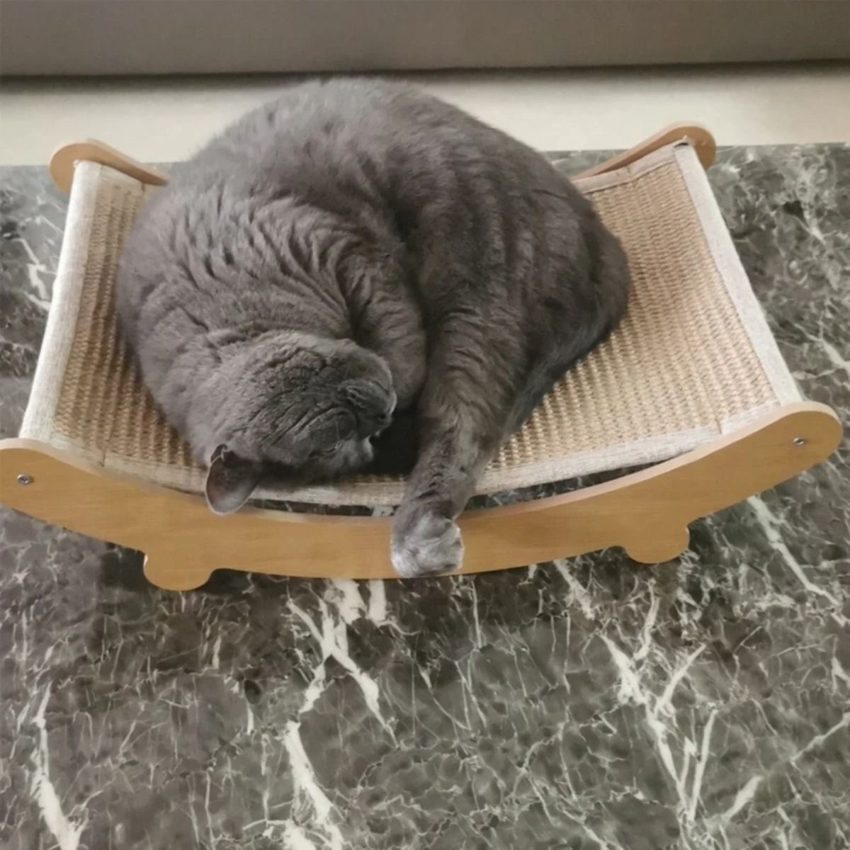 Wooden Cat Scratching Pads  Multifunctional Cat Bed Detachable Wear Resistant Scratch Board For Kit 1