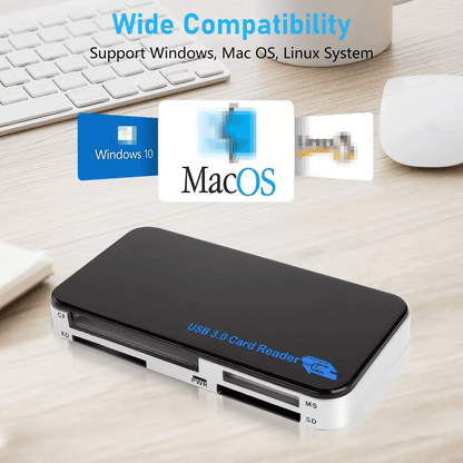 HighSpeed USB 30 Memory Card Reader Adapter Compatible With SD CF MicroSD USB MultiCard Hub For PC