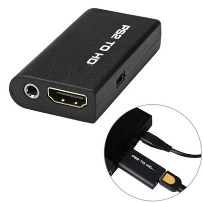 PS2 HDMI Adapter Upgrade To HD With AudioVideo SyncSupports 480i480p576i Display Modes Includes 35m 5