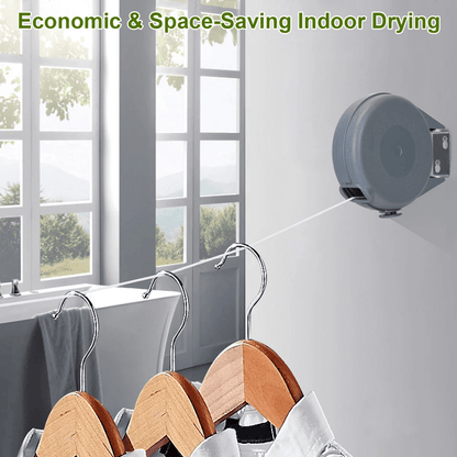 Retractable Clothesline Outdoor  HeavyDuty Dryer Clothes Washing Line Hanging Rope For Indoor  Outd 4