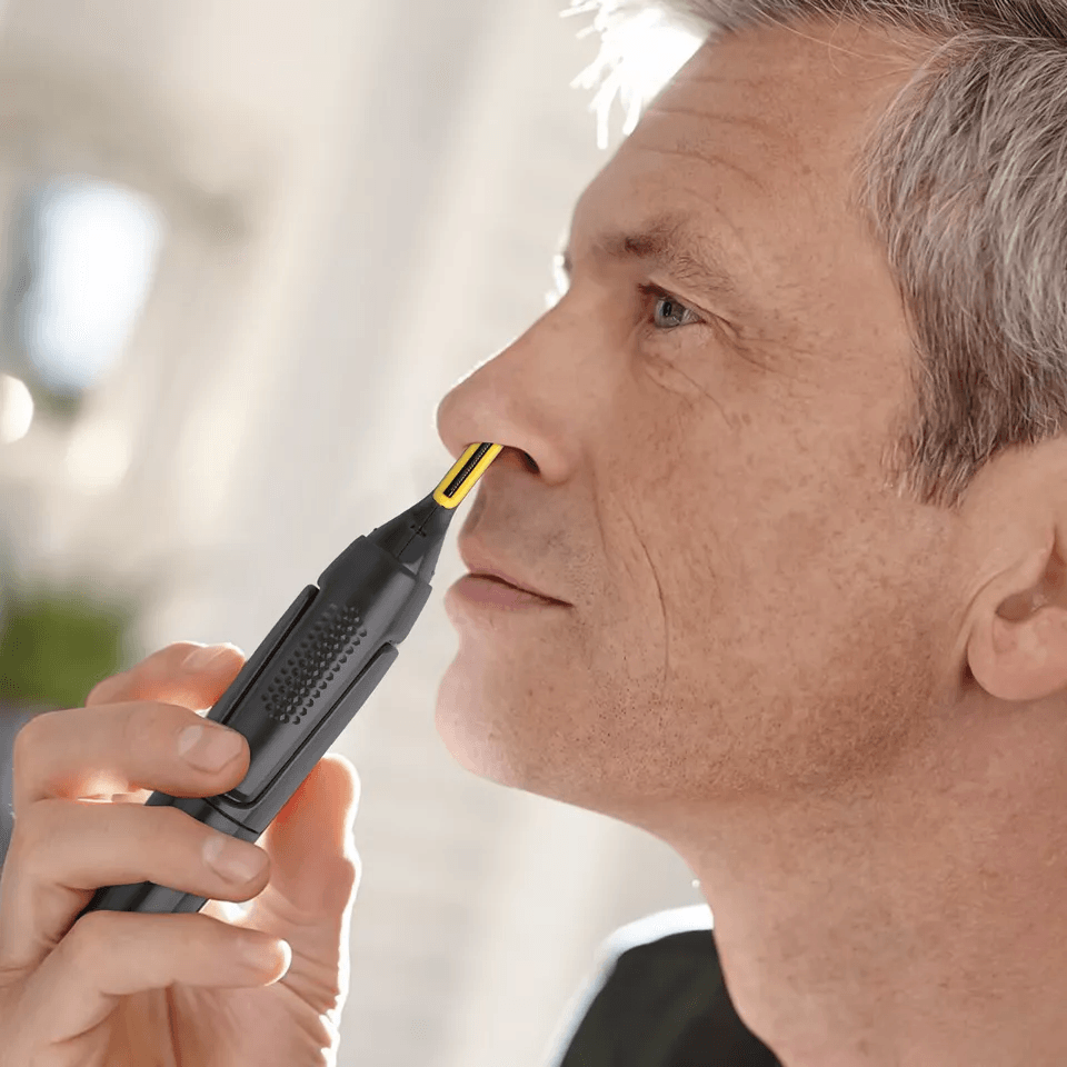 Mens Electric Hair Trimmer Shaver Clipper For Ear Nose Beard Mustache Eyebrow Grooming 4