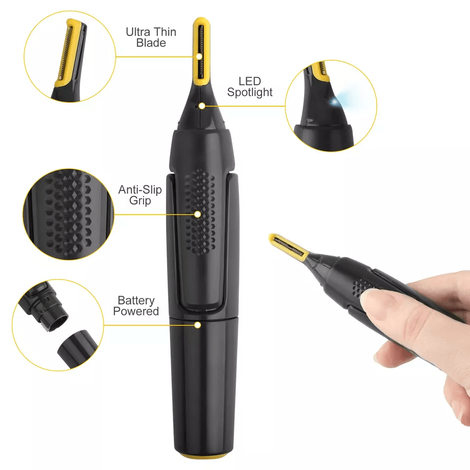 Mens Electric Hair Trimmer Shaver Clipper For Ear Nose Beard Mustache Eyebrow Grooming 2