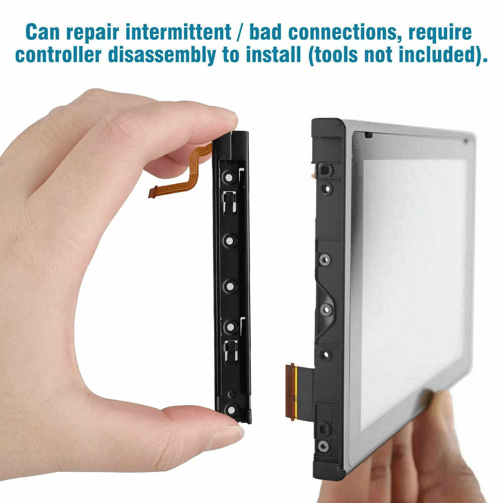 2PcsSet Slider Sliding Rail Left  Right With Flex Cable For Nintendo Switch JoyCon Repair Kit 2