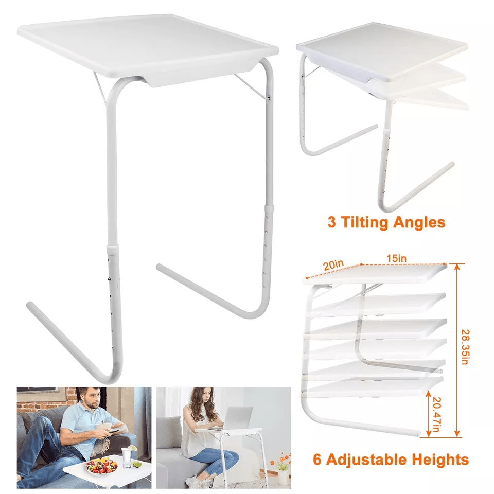 Folding Laptop TV Tray Desk Adjustable Portable Bed Mate Table For Dining Studying Gaming Or Work I 9