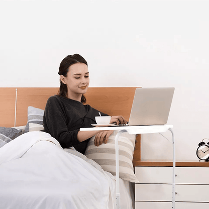 Folding Laptop TV Tray Desk Adjustable Portable Bed Mate Table For Dining Studying Gaming Or Work I 10