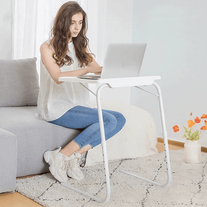 Folding Laptop TV Tray Desk Adjustable Portable Bed Mate Table For Dining Studying Gaming Or Work I 1