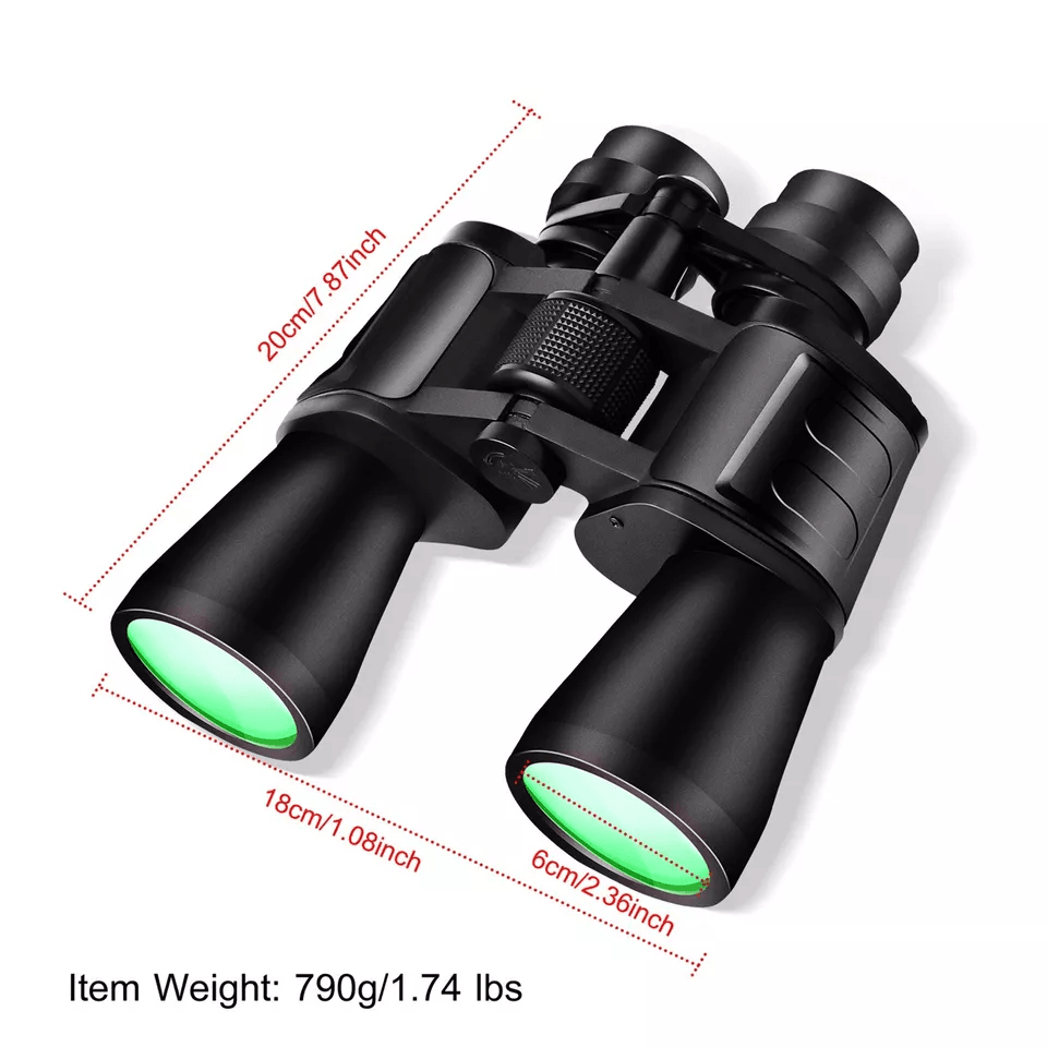 Compact Zoom Hunting Binoculars With Low Light Night Vision Telescope For Outdoor Travel With Case  10