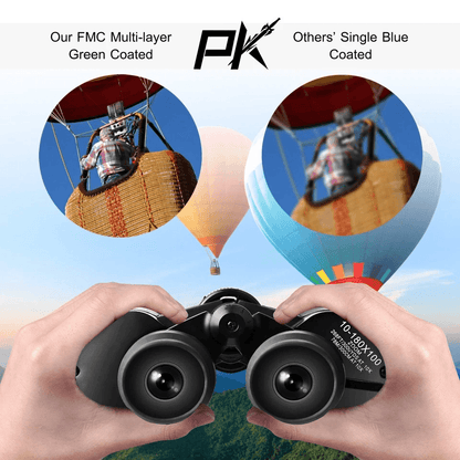 Compact Zoom Hunting Binoculars With Low Light Night Vision Telescope For Outdoor Travel With Case  7