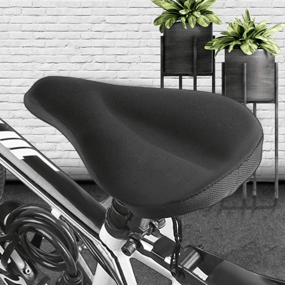 Soft Saddle Pad Cushion Cover Gel Silicone Seat For Mountain Bike Comfortable AntiSlip Bike Saddle  1