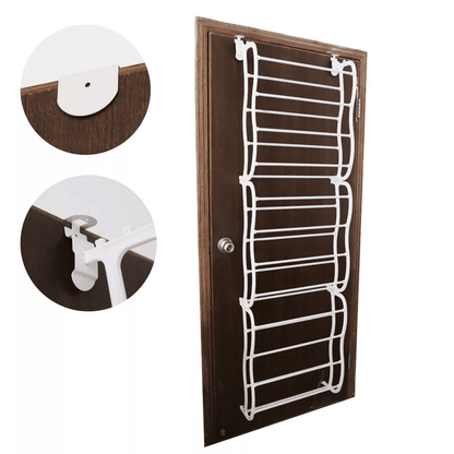 Hanging Over The Door Shoe Rack Organizer WallMounted Closet Storage Stand For Entryway Hallway Bat 6