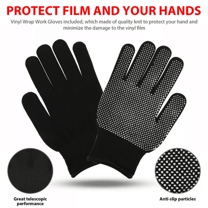 13PCS Car Window Tint Wrap Film Vinyl Cutting Kit Professional Squeegee Scraper Tools With Gloves F 2
